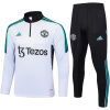 Mens Manchester United Training Suit White 2023/24