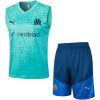 Mens Olympique Marseille Short Training Suit Green 2023/24