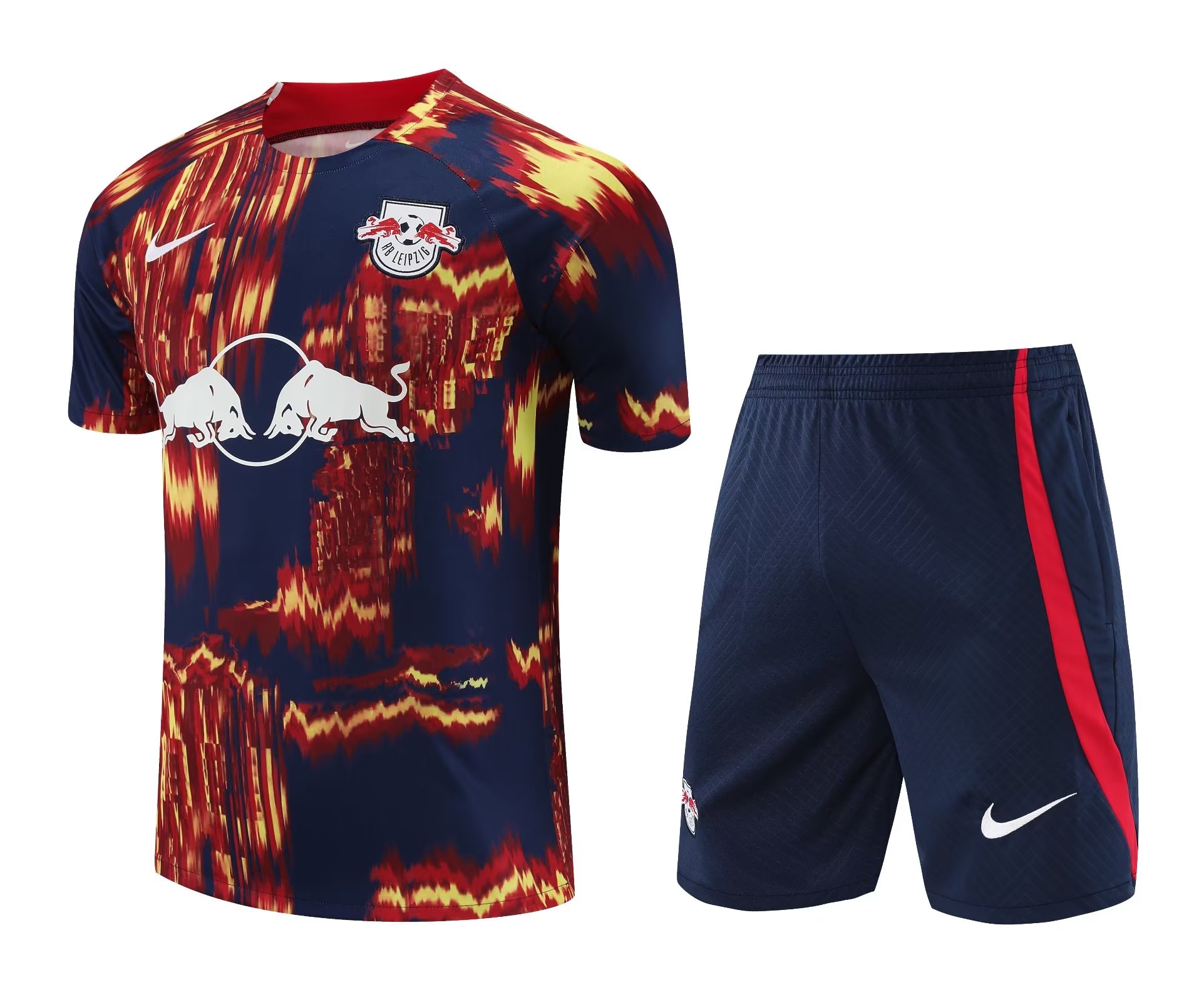 Mens RB Leipzig Short Training Suit Flames 2023/24