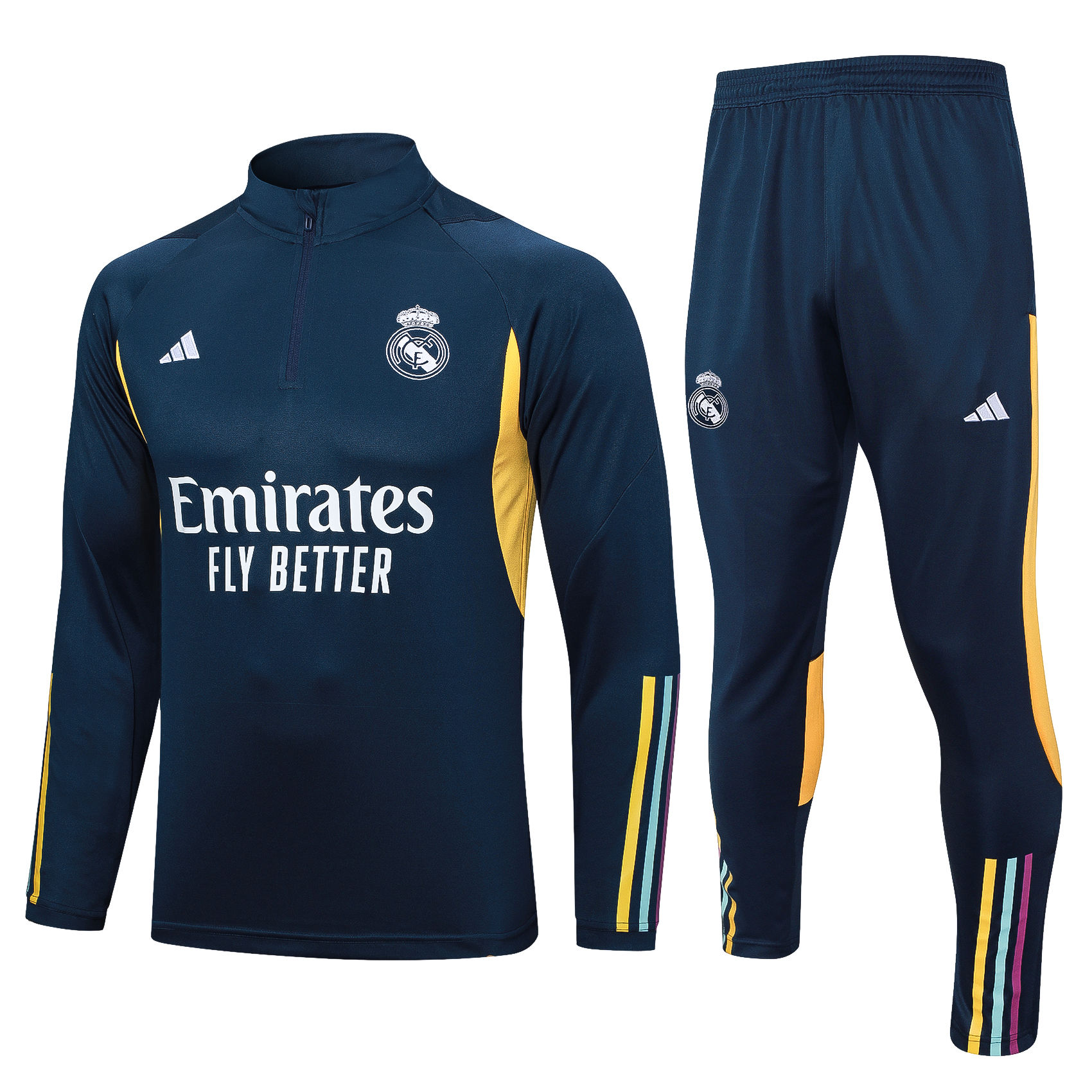 Mens Real Madrid Training Suit Royal Blue 2023/24