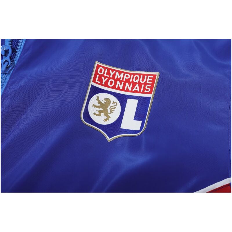 Mens Olympique Lyonnais All Weather Windrunner Jacket Blue 2023/24