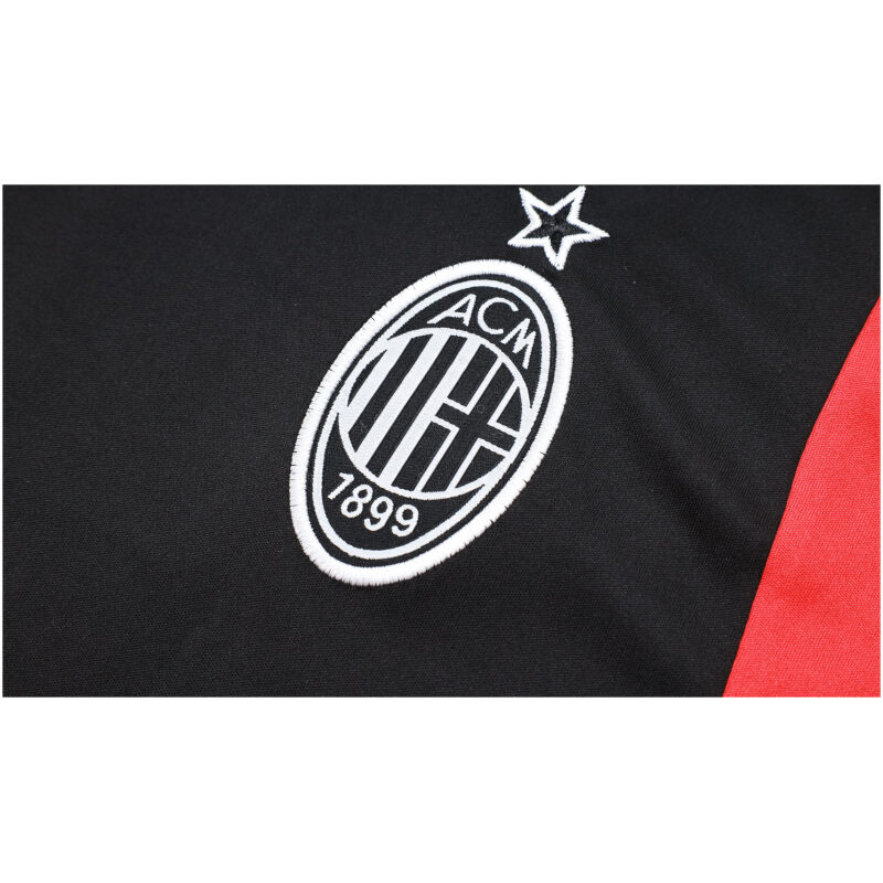 Mens AC Milan Short Training Jersey Black 2023/24