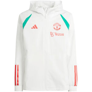 Mens Manchester United Pre-Match Woven Anthem Windrunner Jacket White 2023/24