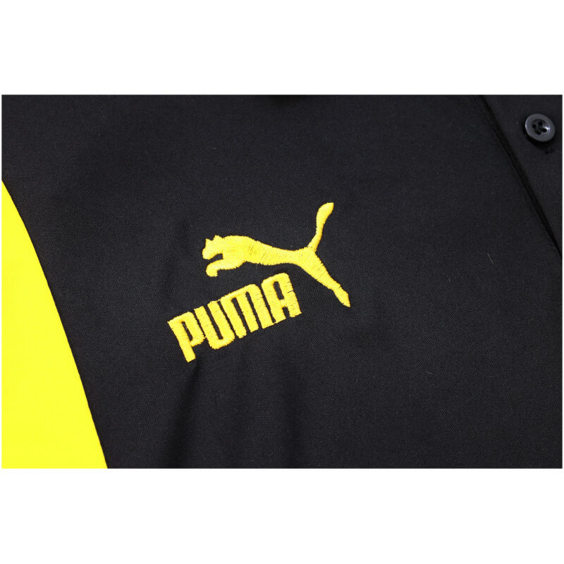 Mens Borussia Dortmund Polo Shirt Black II 2023/24