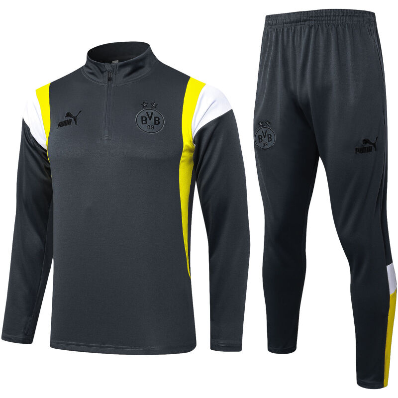 Mens Borussia Dortmund Training Suit Grey 2023/24