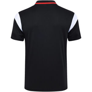 Mens AC Milan Polo Shirt Black III 2023/24