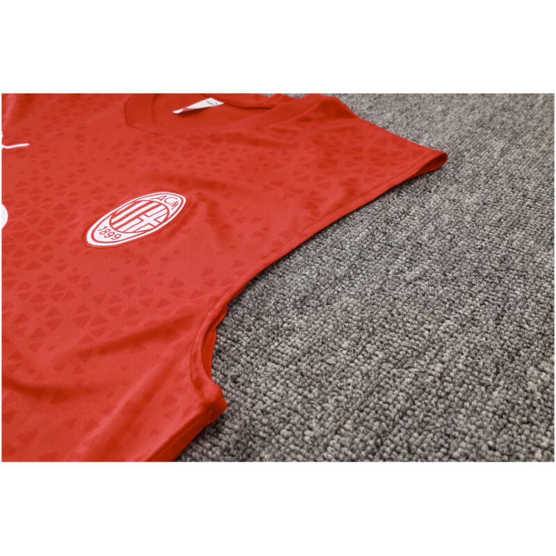 Mens AC Milan Singlet Suit Red 2023/24
