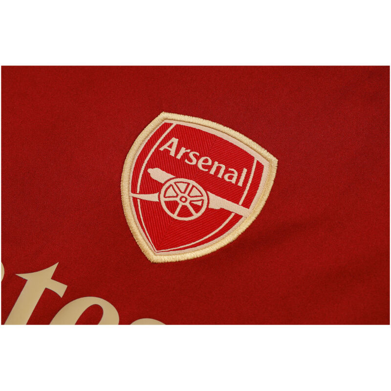 Mens Arsenal Short Training Jersey Wine 2023/24