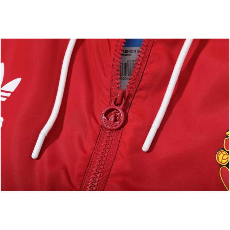 Mens Manchester United All Weather Windrunner Jacket Red – Black 2023/24