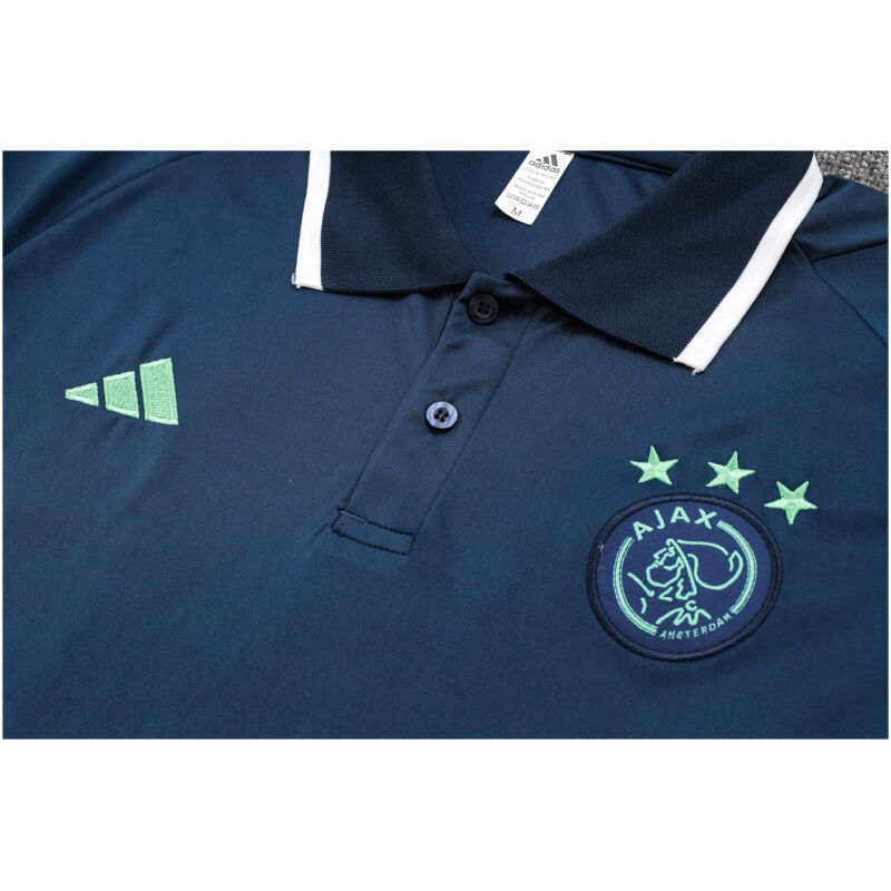 Mens Ajax Polo Shirt Royal 2023/24