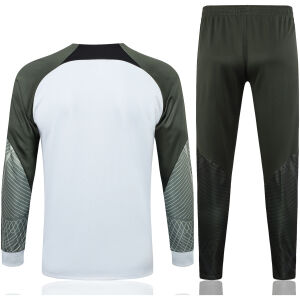 Mens Barcelona Jacket + Pants Training Suit Light Greenish 2023/24