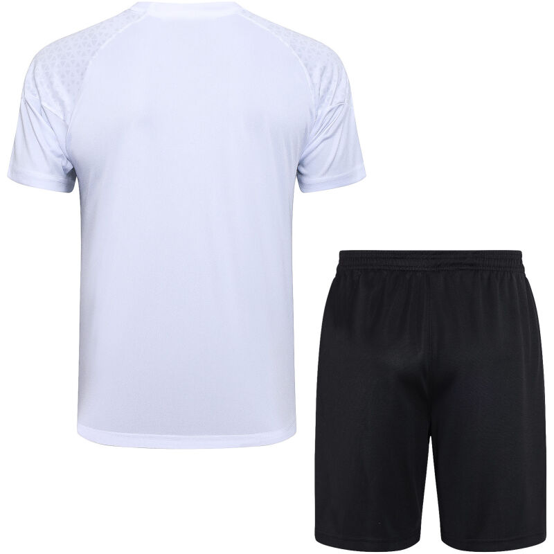 Mens AC Milan Short Training Suit White 2023/24