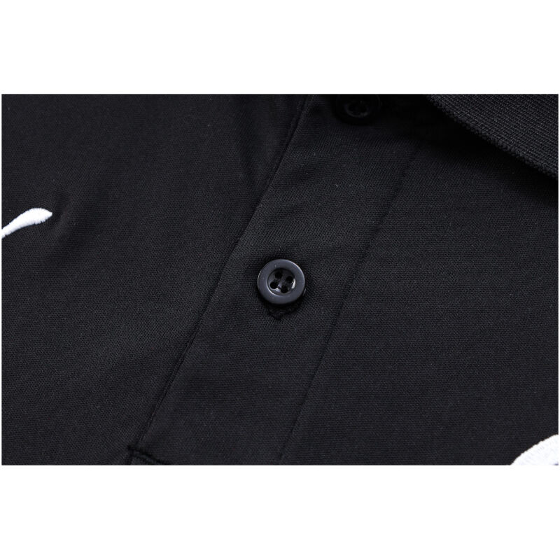 Mens Olympique Marseille Polo Shirt Black 2023/24