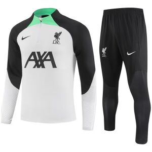 Mens Liverpool Training Suit Light Grey 2023/24