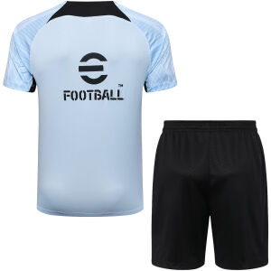 Mens Inter Milan Short Training Suit Pale Blue 2023/24