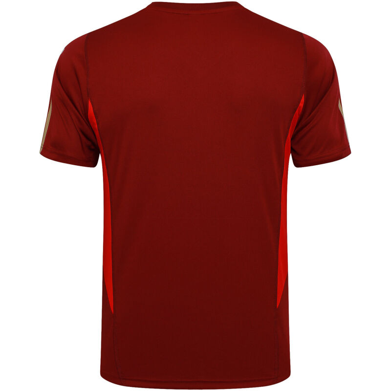 Mens Arsenal Short Training Jersey Wine 2023/24