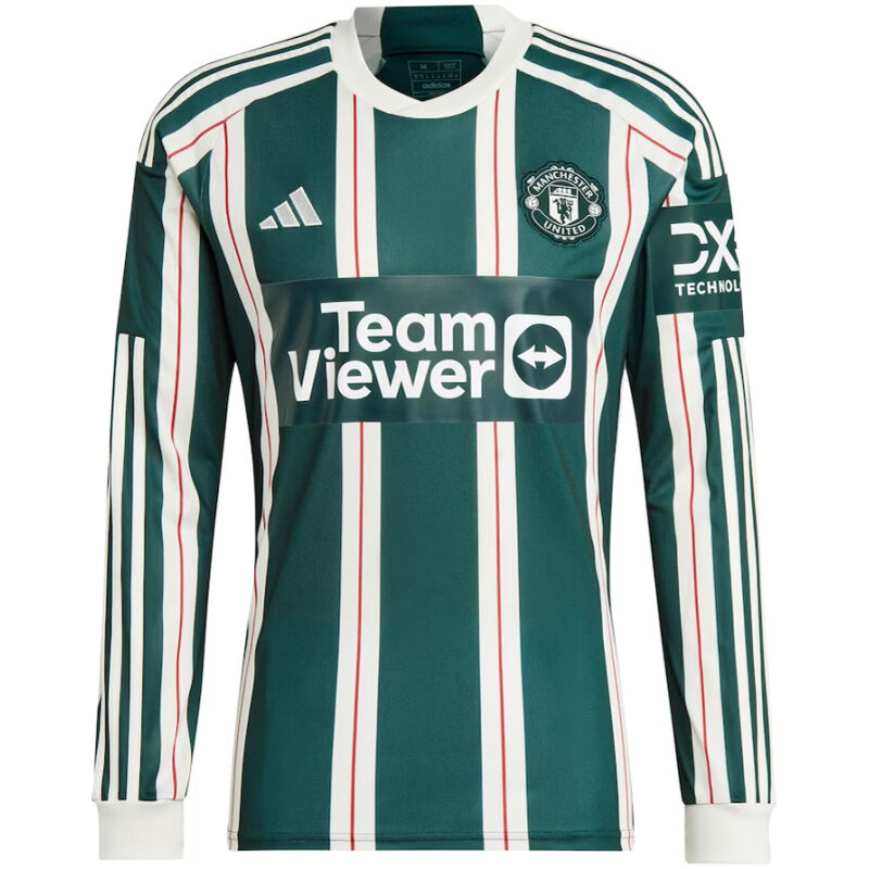 Mens Manchester United Away Jersey Long Sleeve 2023/24
