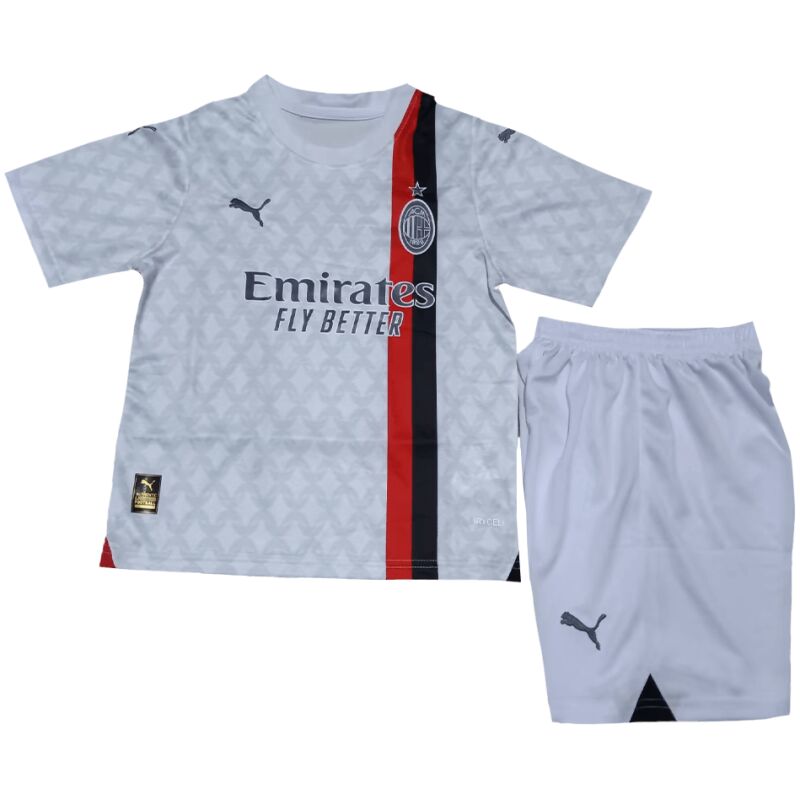 Kids AC Milan Kit Away Jersey+Shorts 2023/24