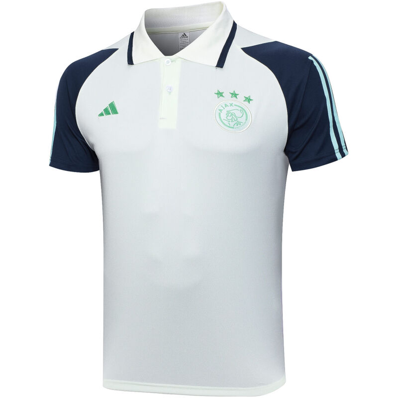 Mens Ajax Polo Shirt Light Greenish 2023/24