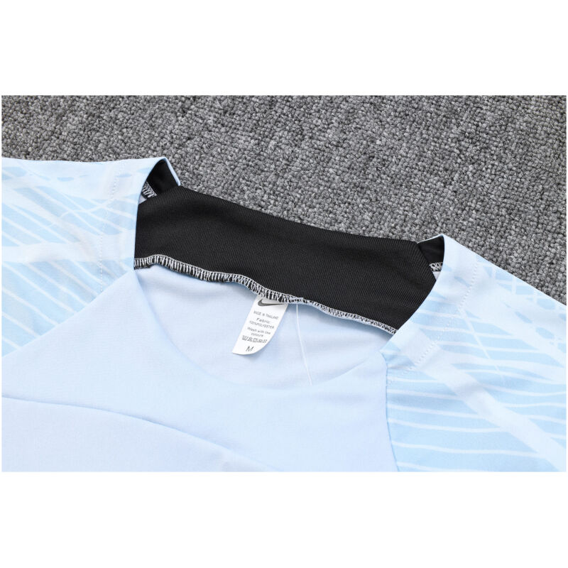 Mens Inter Milan Short Training Suit Pale Blue 2023/24