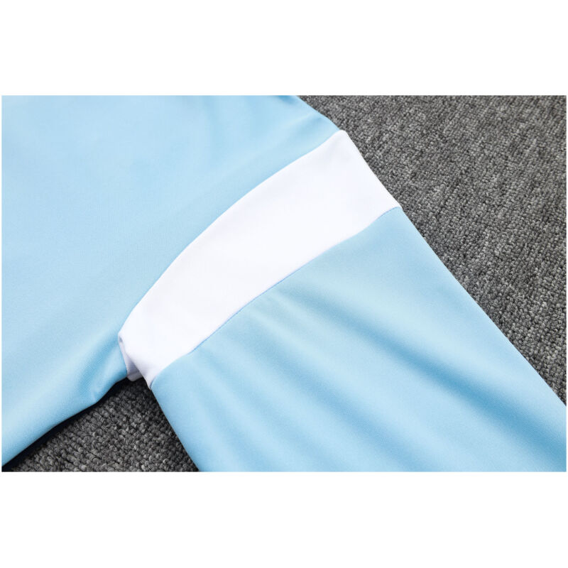 Mens Manchester City Jacket + Pants Training Suit Blue 2023/24