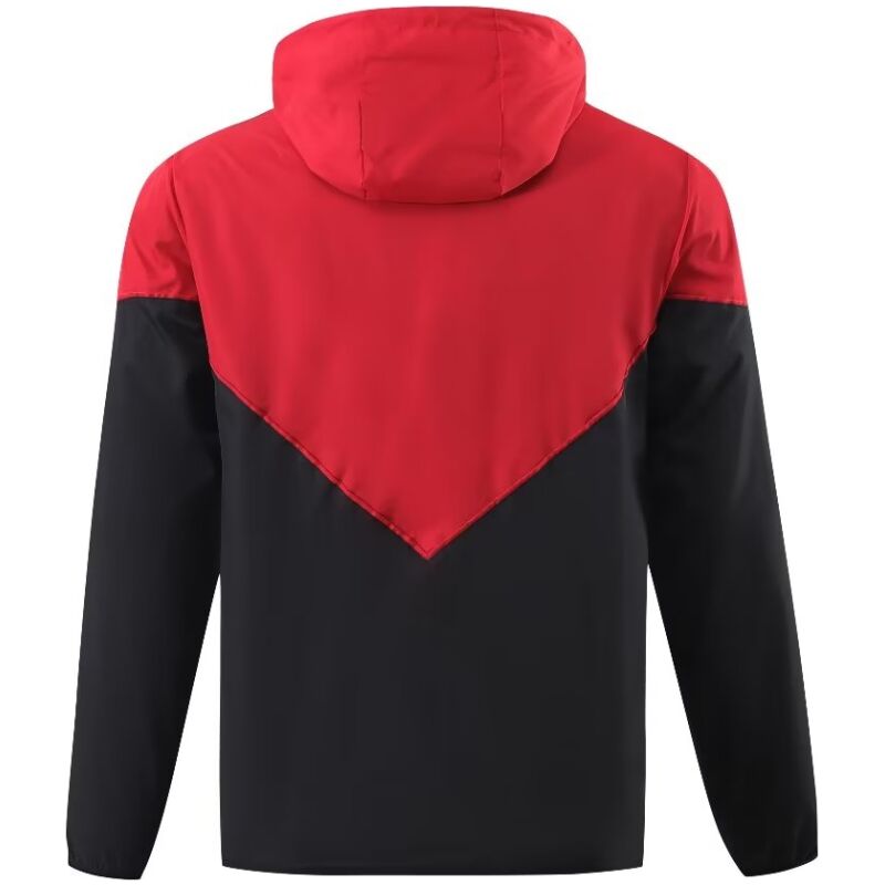 Mens Manchester United All Weather Windrunner Jacket Red – Black 2023/24
