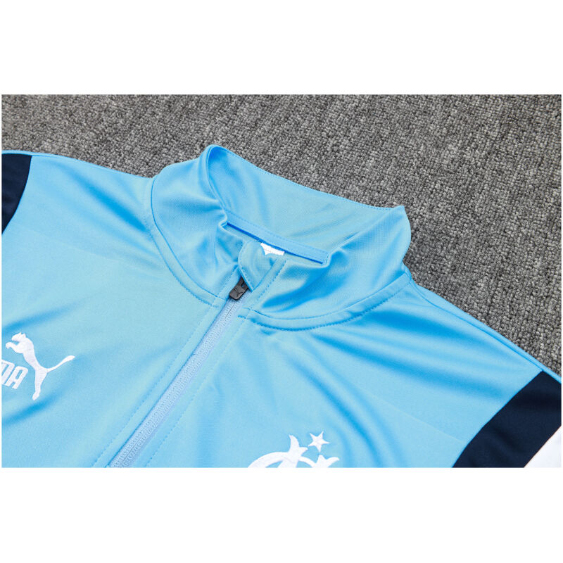Mens Olympique Marseille Training Suit Blue 2023/24