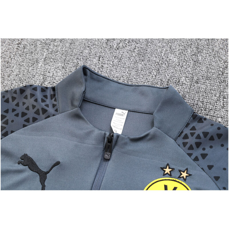 Mens Borussia Dortmund Training Suit Grey 2023/24