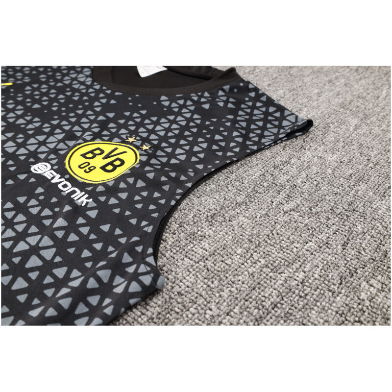 Mens Borussia Dortmund Singlet Suit Black 2023/24