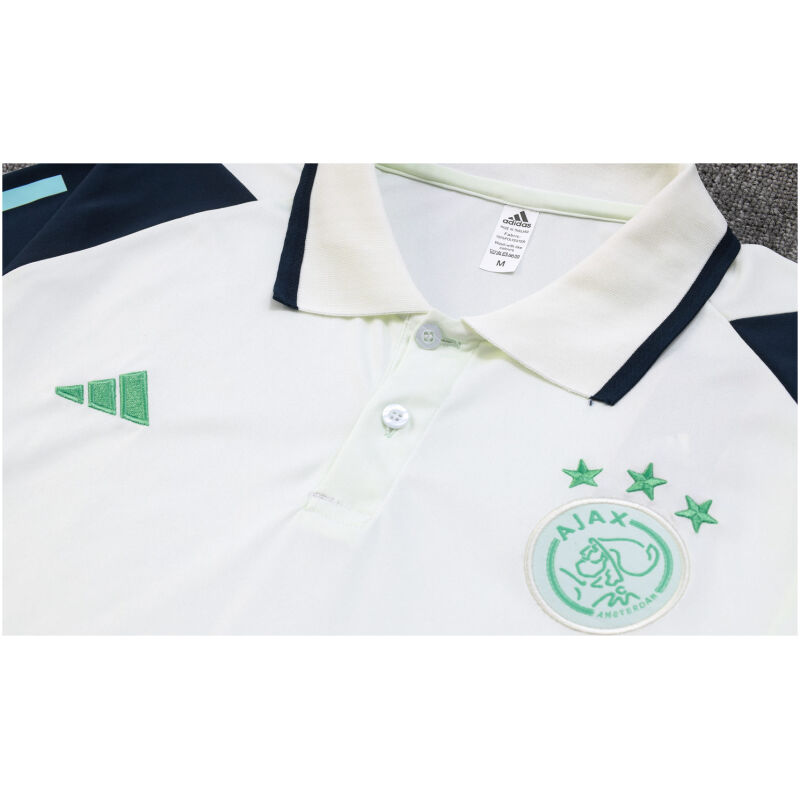 Mens Ajax Polo Shirt Light Greenish 2023/24