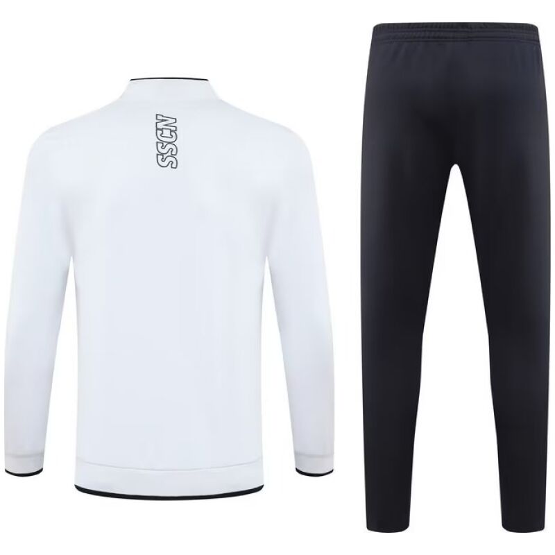 Mens Napoli Jacket + Pants Training Suit White 2023/24