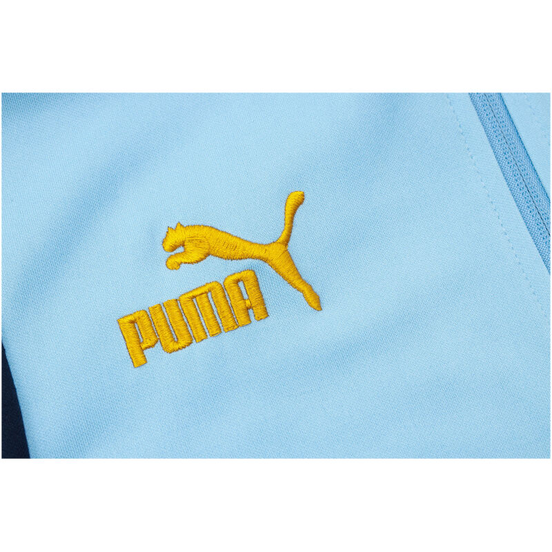 Mens Manchester City Jacket + Pants Training Suit Blue 2023/24