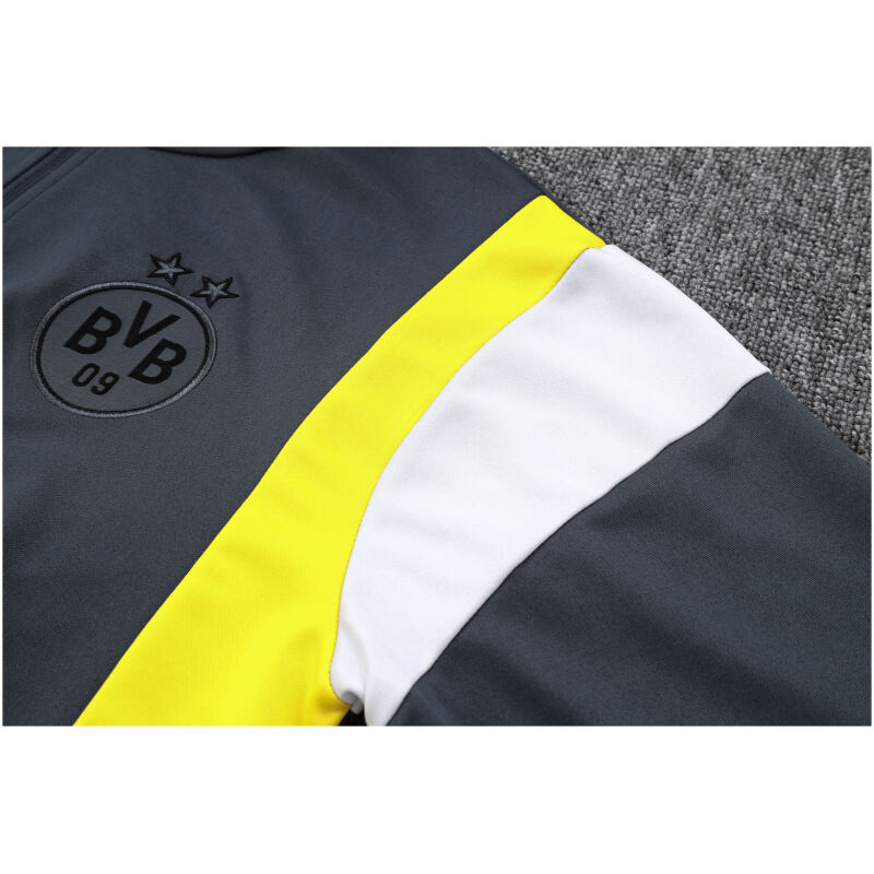 Mens Borussia Dortmund Training Suit Grey 2023/24