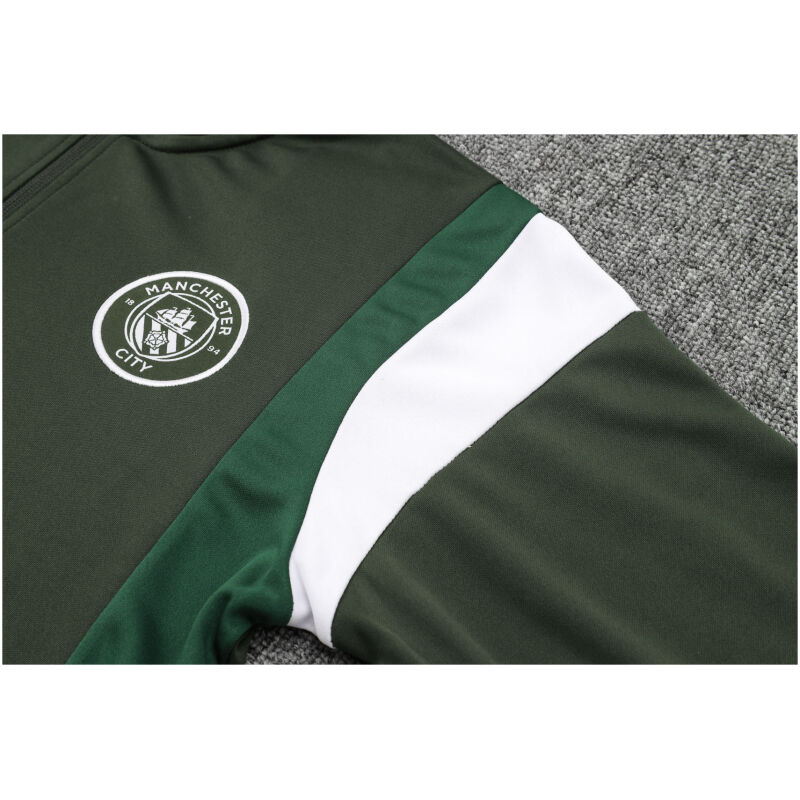 Mens Manchester City Training Suit Dark Green 2023/24