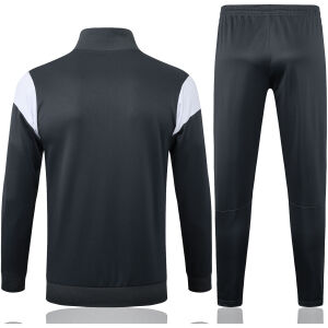 Mens Borussia Dortmund Jacket + Pants Training Suit Grey 2023/24
