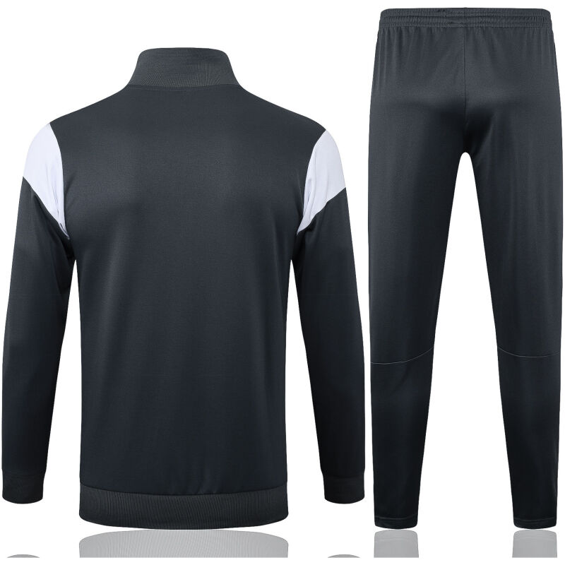 Mens Borussia Dortmund Jacket + Pants Training Suit Grey 2023/24