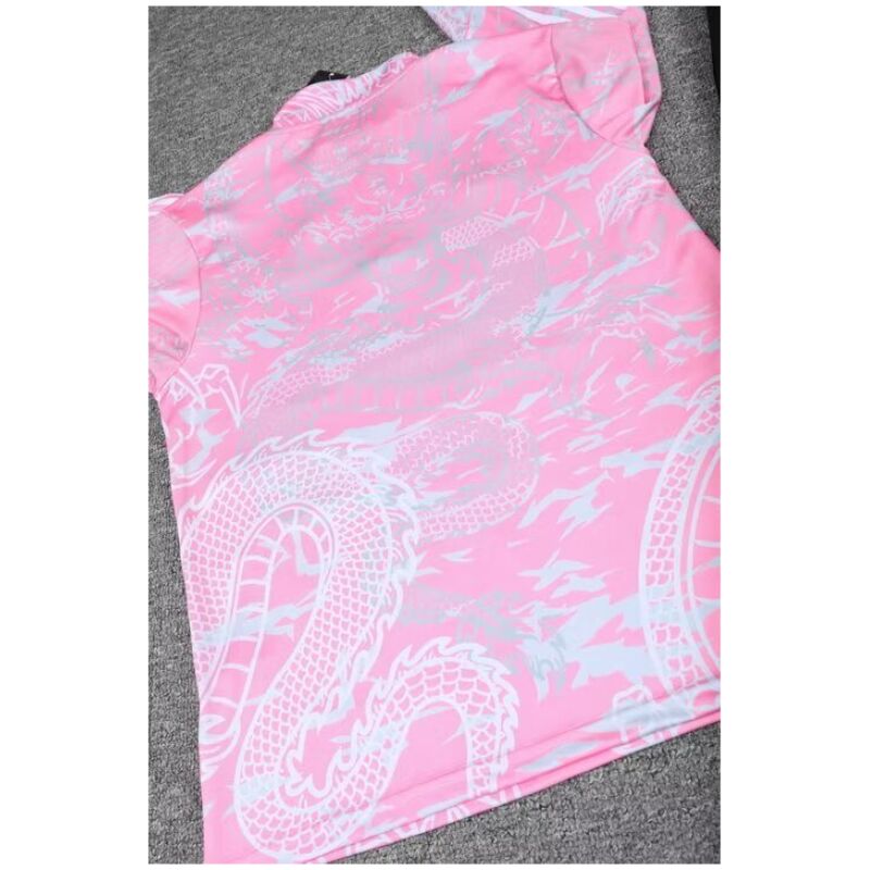 Mens Real Madrid Training Suit Pink Dragon 2023/24