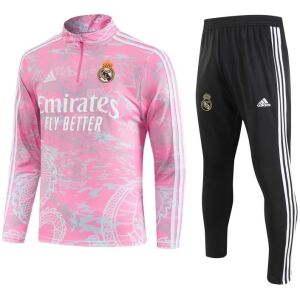 Herren Real Madrid Trainingsanzug Rosa Drache 2023/24