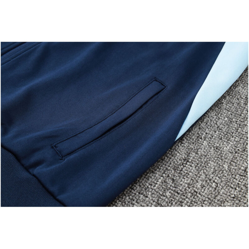 Mens Manchester City Jacket + Pants Training Suit Royal 2023/24