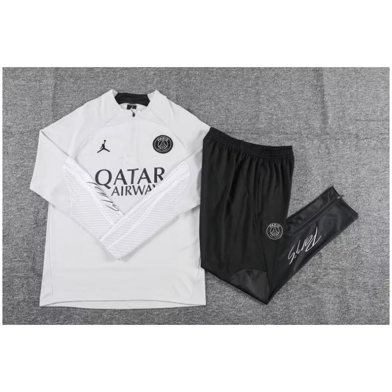 Mens PSG Training Suit Light Grey 2023/24
