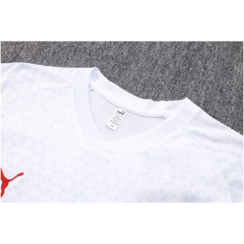 Mens AC Milan Short Training Suit White 2023/24