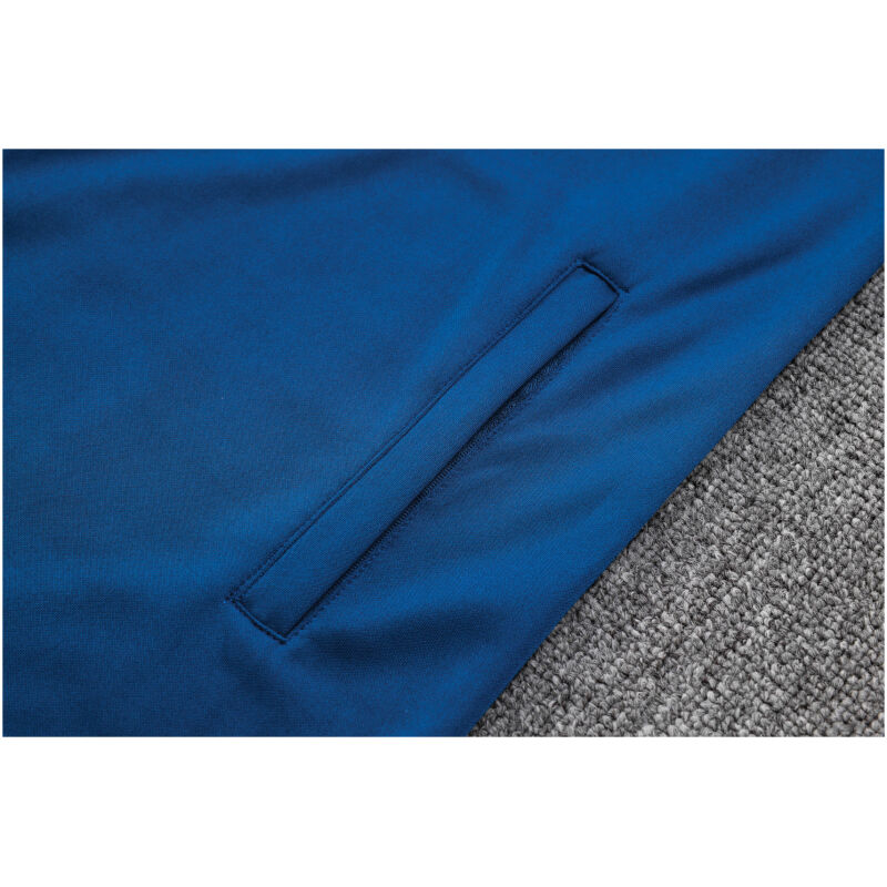 Mens Olympique Marseille Jacket + Pants Training Suit Blue 2023/24