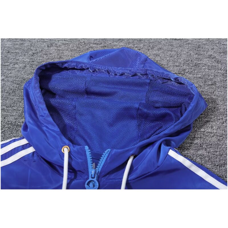 Mens Olympique Lyonnais All Weather Windrunner Jacket Blue 2023/24