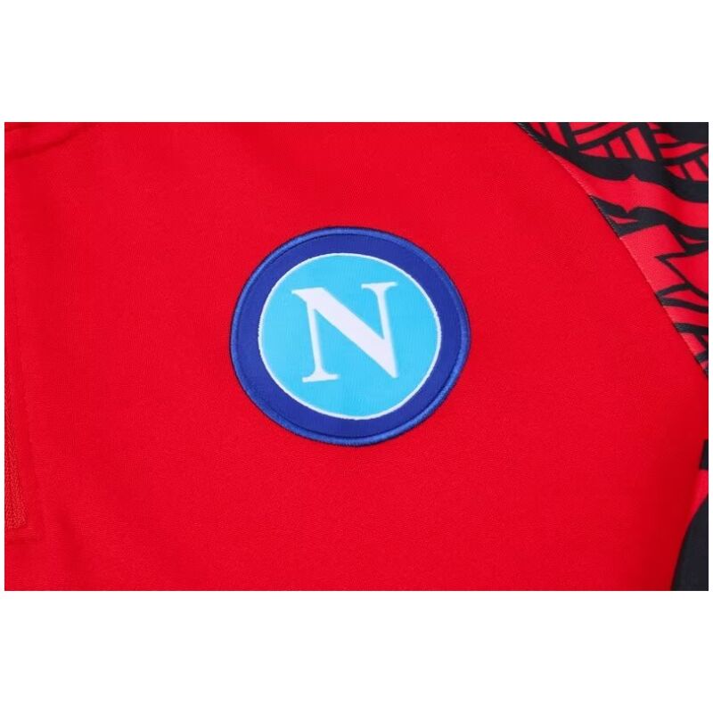 Mens Napoli Training Suit Red 2023/24