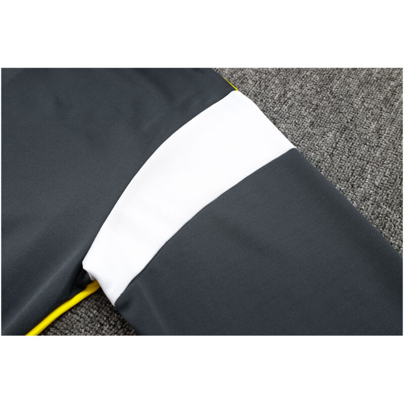 Mens Borussia Dortmund Jacket + Pants Training Suit Grey 2023/24