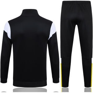 Mens Borussia Dortmund Jacket + Pants Training Suit Black 2023/24