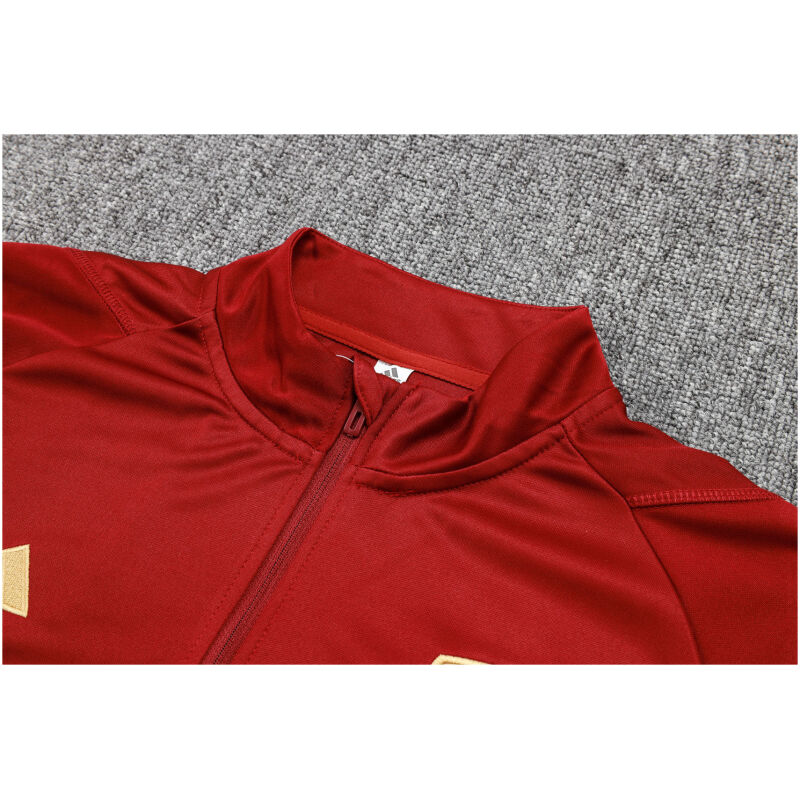 Mens Arsenal Training Suit Wine 2023/24