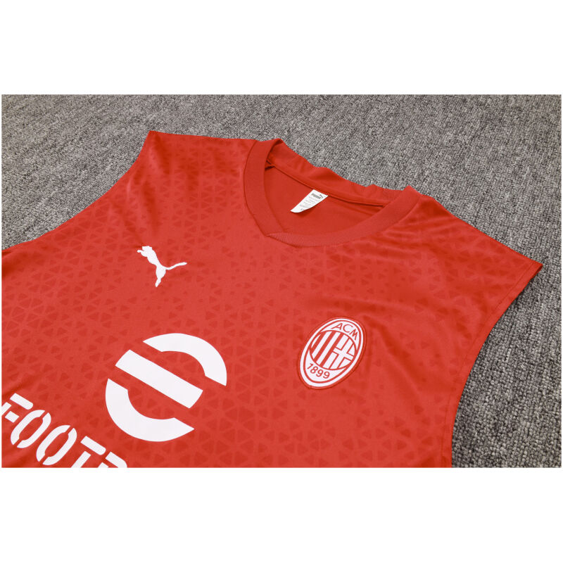 Mens AC Milan Singlet Suit Red 2023/24