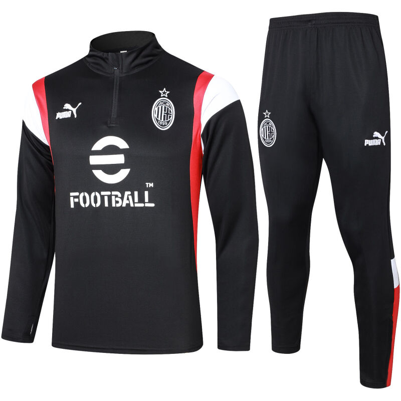 Mens AC Milan Training Suit Black II 2023/24
