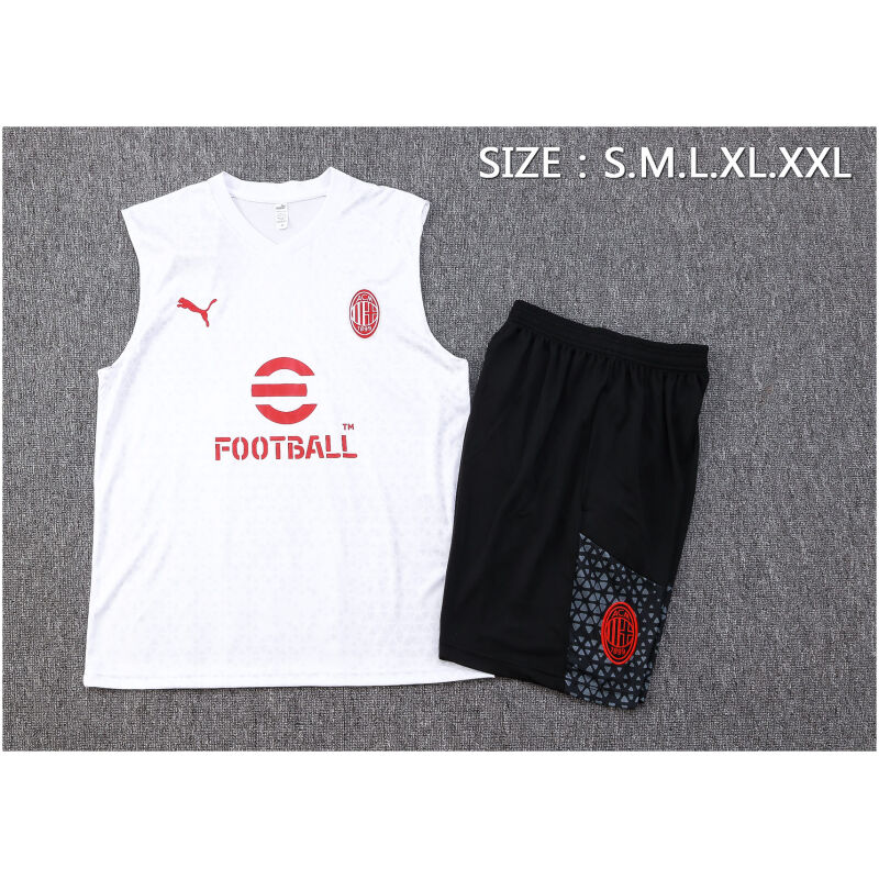 Mens AC Milan Singlet Suit White 2023/24